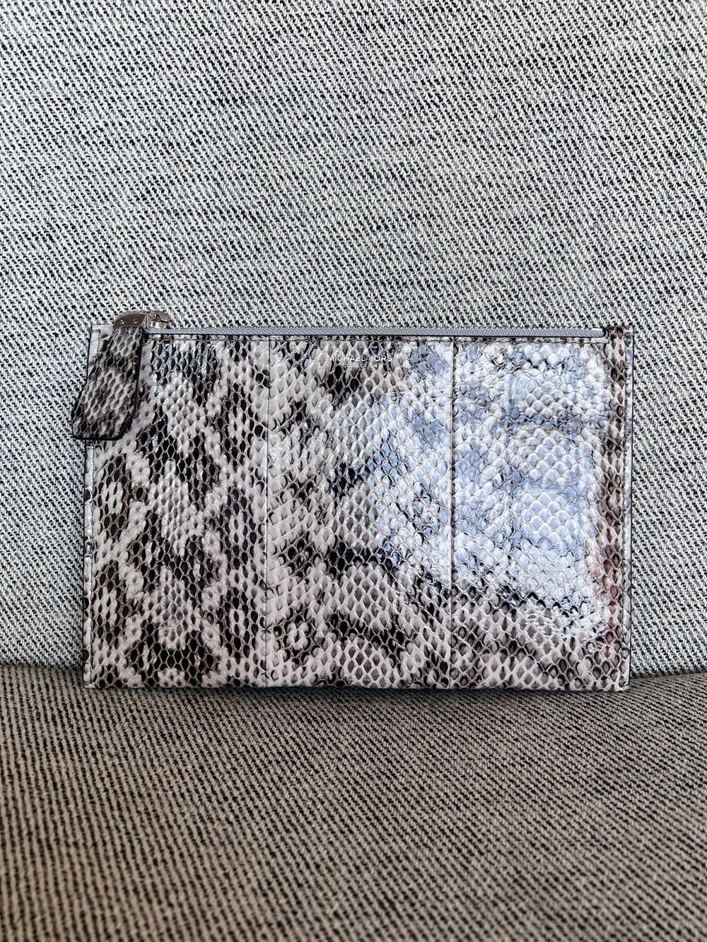 Python Animal Print Pochette